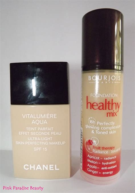 bourjois healthy mix dupe chanel|Foundation similar to Chanel Vitalumiere .